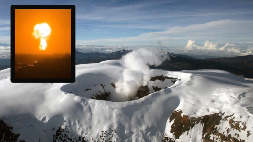 Volcán Nevado del Ruiz erupciona y causa revuelo en Colombia