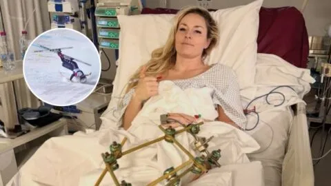 Lindsey Vonn manda emotivo mensaje luego de su tercera cirugía tras brutal caída