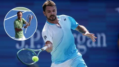 Wawrinka cae ante Medvedev y recibe homenaje en el ATP 500 de Dubái