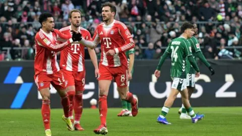 Bayern Munich da otra faena en Bundesliga goleando al Werder Bremen