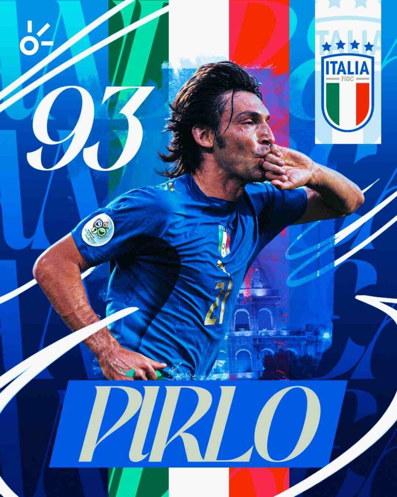 Andrea Pirlo, en el ranking de los 100 mejores jugadores de los Mundiales