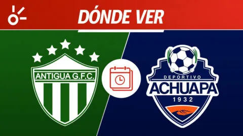 Antigua GFC vs Achuapa en vivo: dónde mirar la Liga de Guatemala 2026