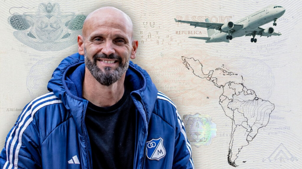 Diseño de Ariel Michaloutsos. - Millonarios FC e IA de Grok.