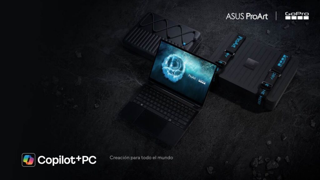 ASUS ProArt GoPro Edition con Copilot+ PC.