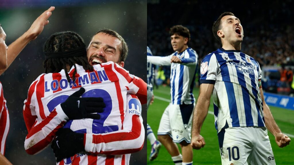 Atlético de Madrid y Real Sociedad se enfrentan en la final de la Copa del Rey