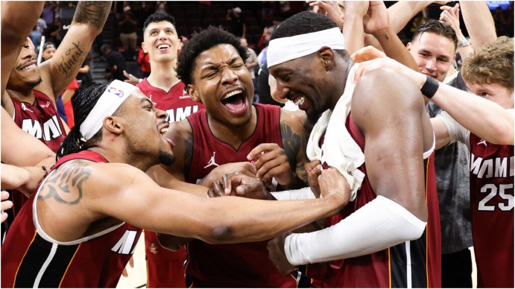 Noche histórica de Bam Adebayo. MEGAN BRIGGS / GETTY IMAGES NORTH AMERICA / GETTY IMAGES VIA AFP