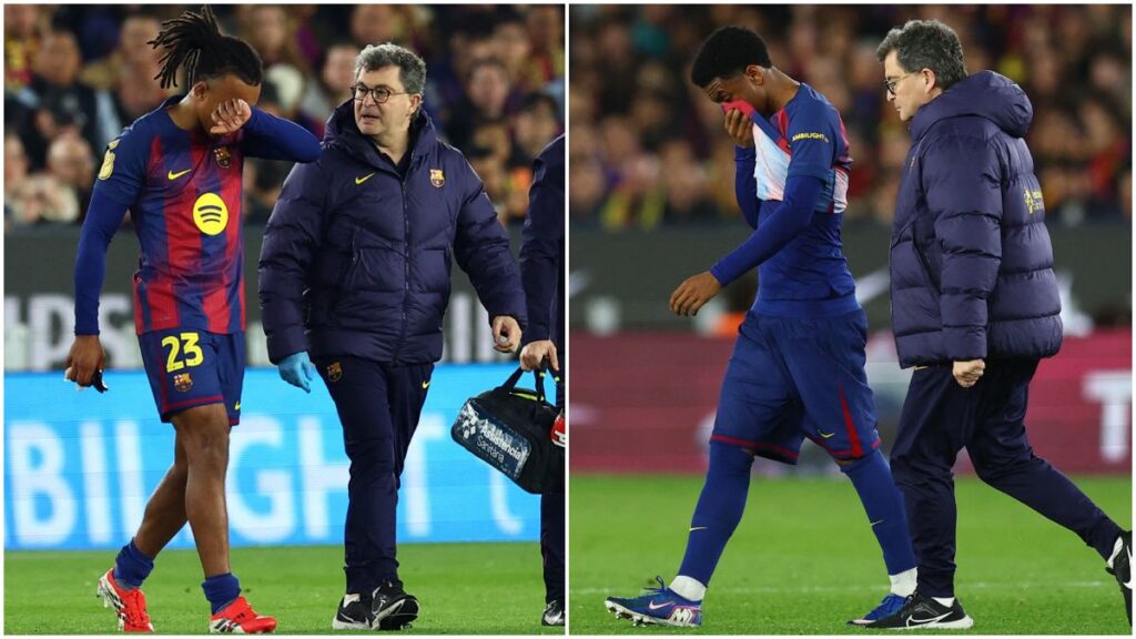 El FC Barcelona ha recibido un duro revés en la recta final de la temporada, con dos de sus jugadores clave, Jules Koundé y Alejandro Balde, lesionados tras el encuentro de Copa del Rey contra el Atlético de Madrid.