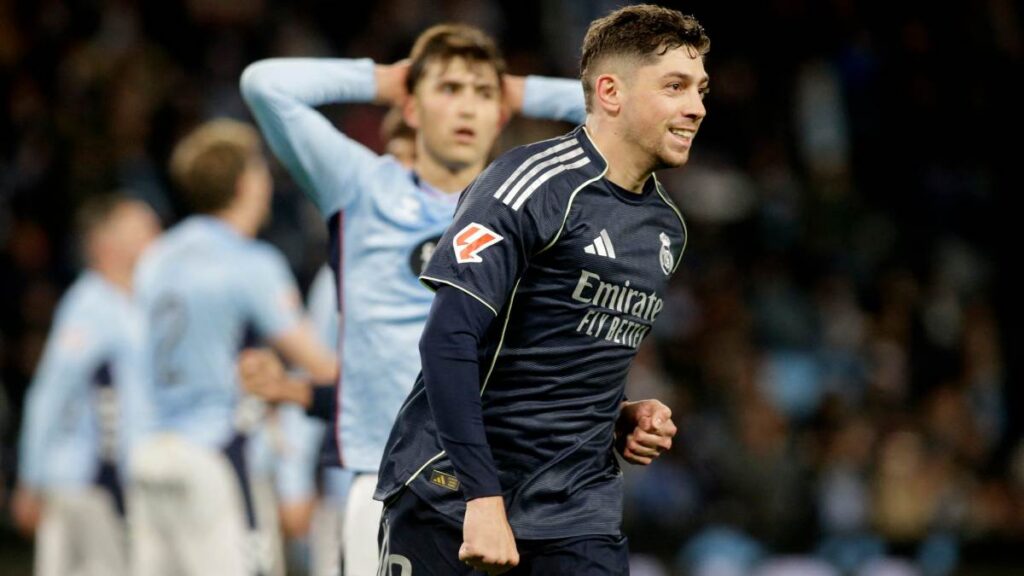 Real Madrid consigue triunfo de último minuto ante el Celta de Vigo