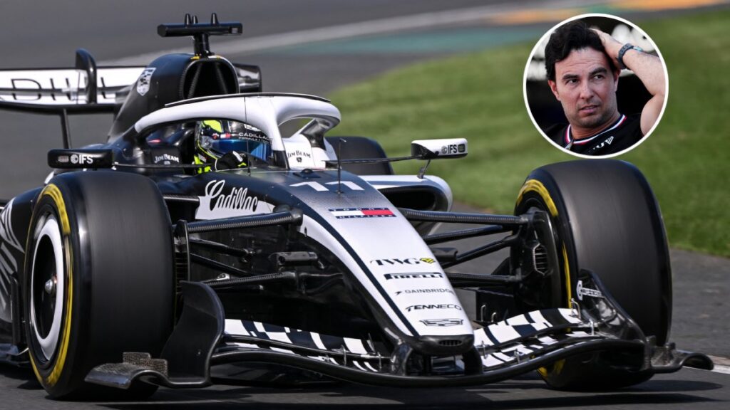 Checo Pérez tuvo problemas con su monoplaza