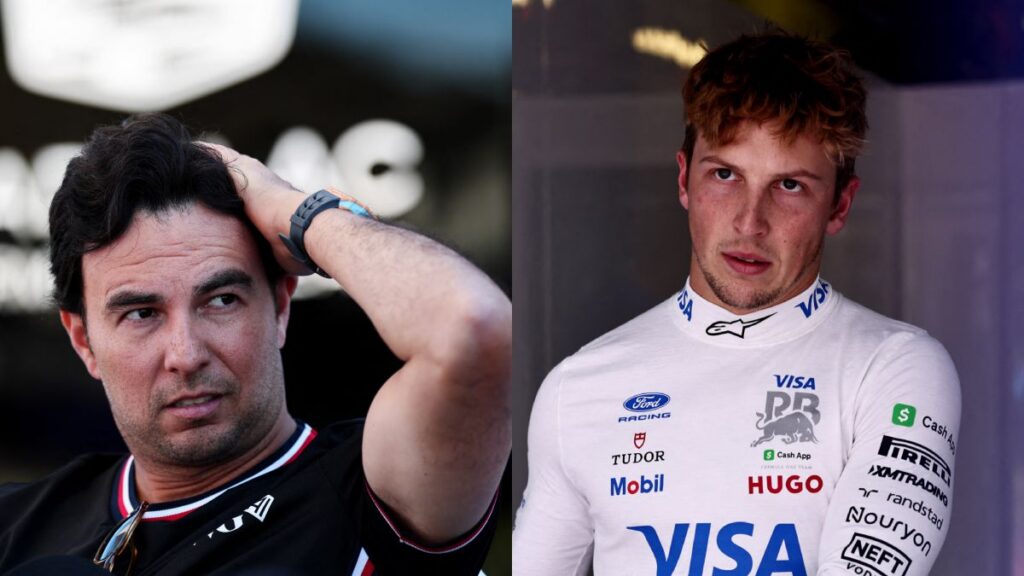 Checo Pérez y Lawson protaginzan un nuevo capítulo de la rivalidad