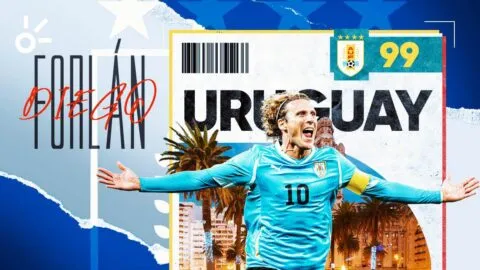 Diego Forlán: El hombre que llevó a Uruguay a las semifinales tras 40 años en el conteo rumbo a la Copa