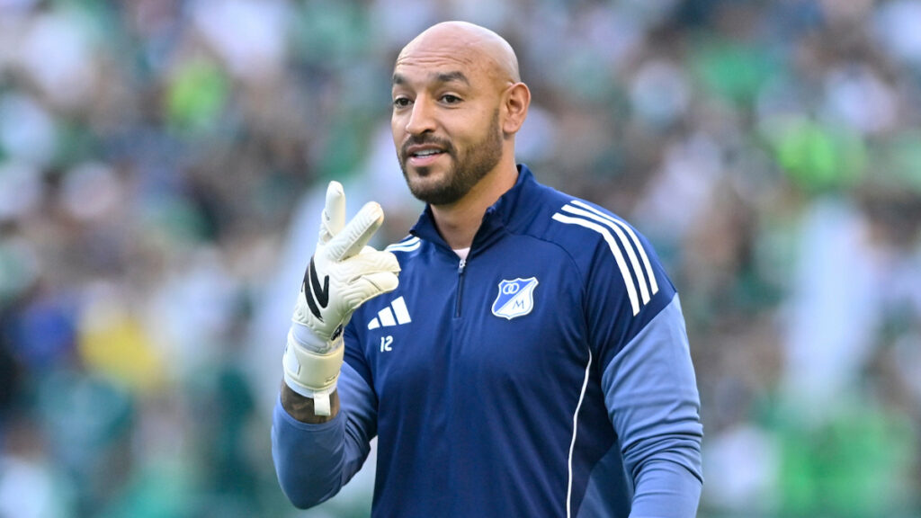 Diego Novoa, en un partido con Millonarios. - Vizzor Image.