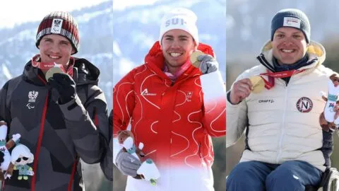 Aigner, Cuche y Pedersen se adueñan del oro en el descenso paralímpico