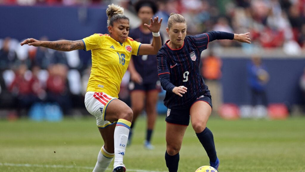 Estados Unidos venció por la mínima diferencia a Colombia en la She Believes Cup