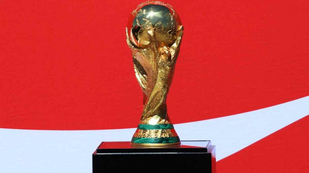 El trofeo del Mundial de la FIFA