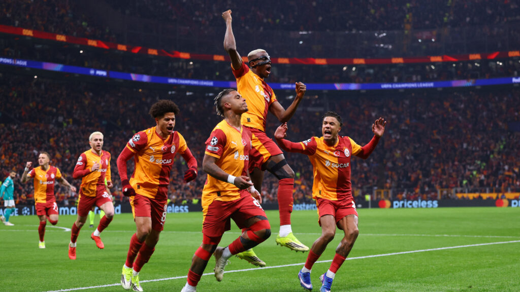 Jugadores del Galatasaray celebran. - Murad Sezer, Reuters.