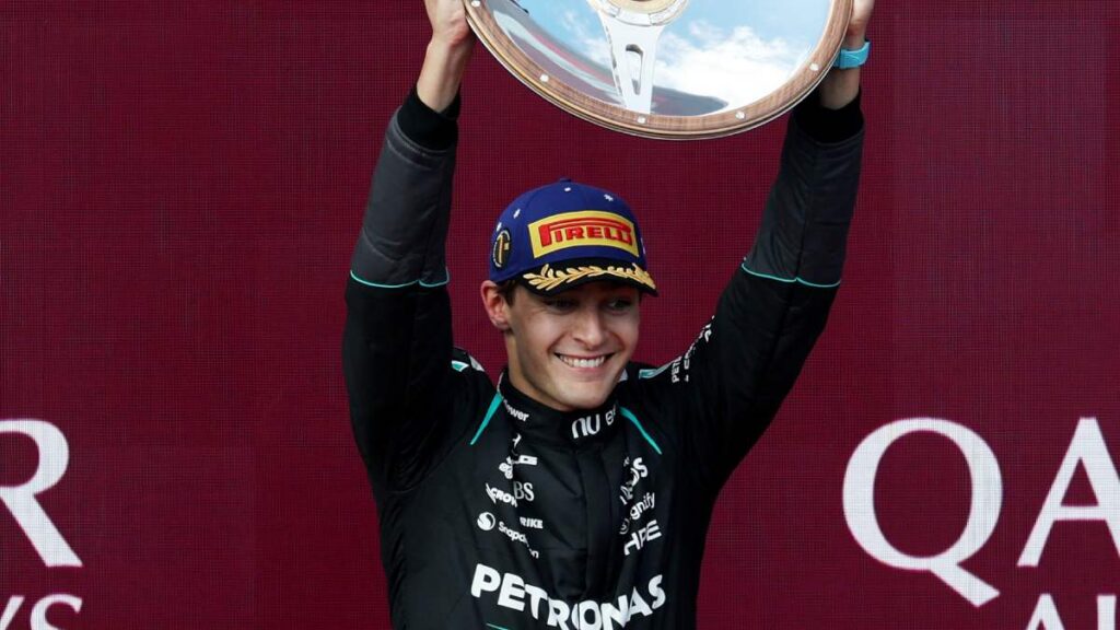 George Russell celebra triunfo en Australia tras intensa batalla con Charles Leclerc