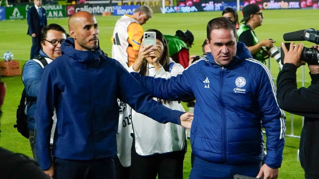 André Jardine con Guido Pizarro