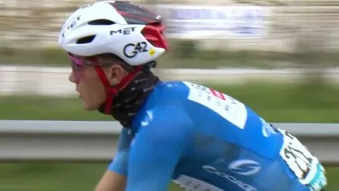 Isaac del Toro cae al segundo lugar general tras la etapa 4 de la Tirreno-Adriático 2026