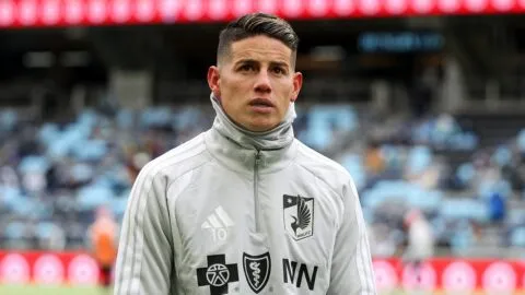 James Rodríguez extiende su inactividad en el Minnesota United