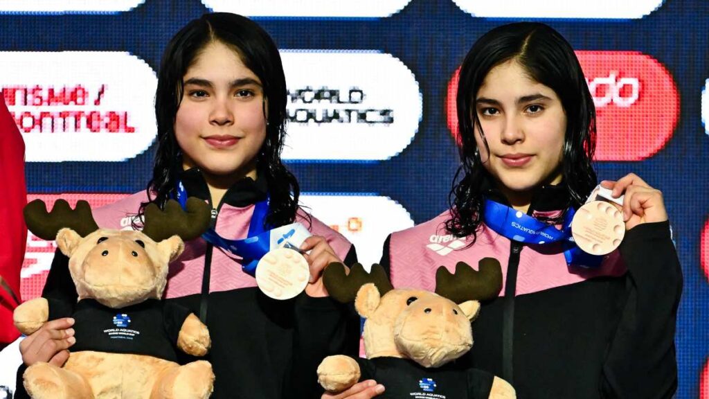 Lía y Mía Cueva ganan medalla de bronce en la Copa del Mundo de Montreal 2026