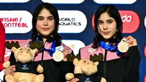 ¡Bronce para México! Mía y Lía Cueva se suben al podio en la Copa del Mundo de Montreal