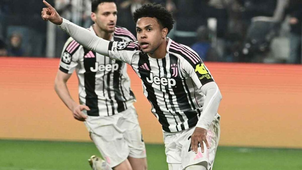 Weston McKennie durante el partido entre Juventus vs Galatasaray, Champions League 2026