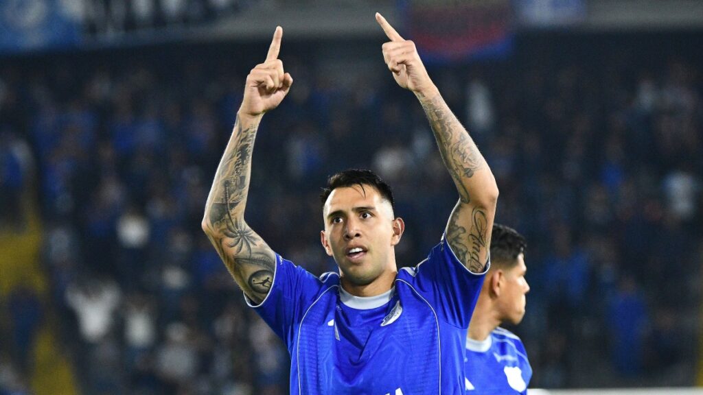 Rodrigo Contreras, gran figura de Millonarios en Liga BetPlay y Copa Sudamericana