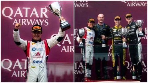 Dominio de la Escudería Telmex Telcel: Dürksen y Noel León hacen el 1-2 en el inicio de la Fórmula 2