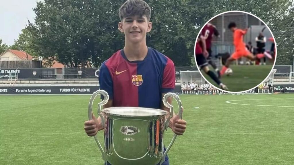 Robert Oliveras marca golazo con el Barcelona y confirma su crecimiento en La Masía