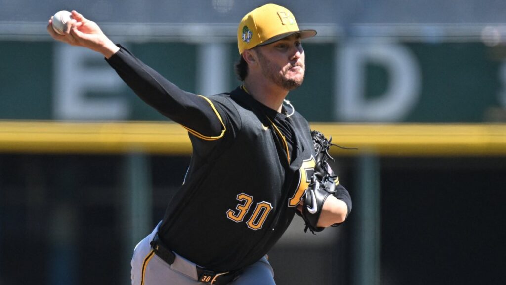 Paul Skenes durante el Spring Training de Pittsburgh Pirates