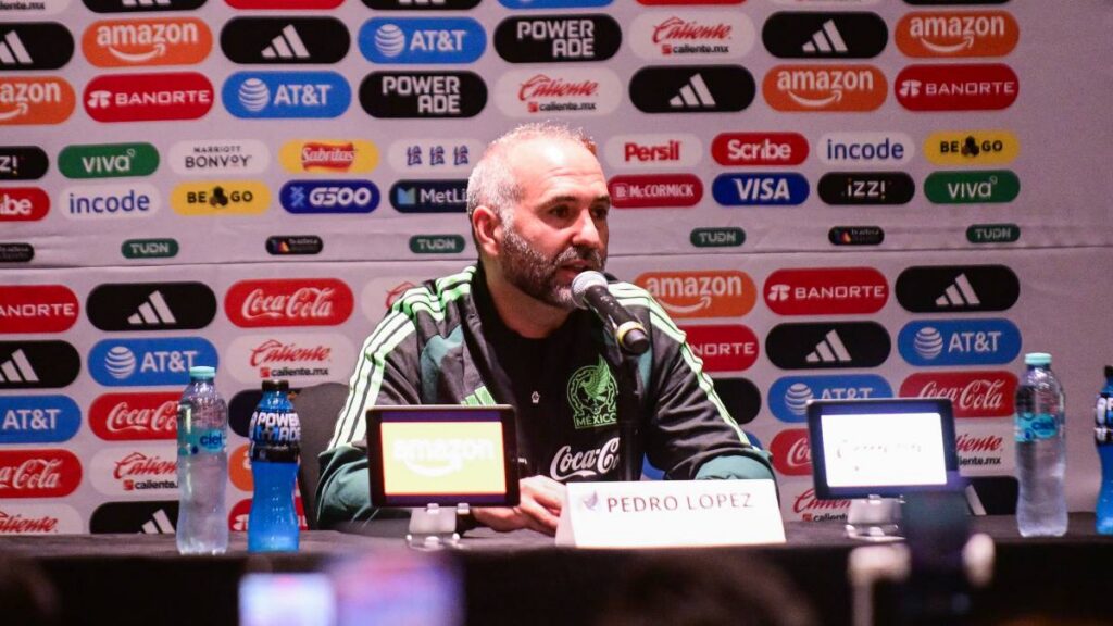 Pedro López resalta la evolución de México previo al amistoso contra Brasil