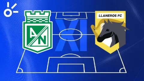 Posibles alineaciones de Atlético Nacional vs Llaneros por la Liga BetPlay Dimayor 2026-I