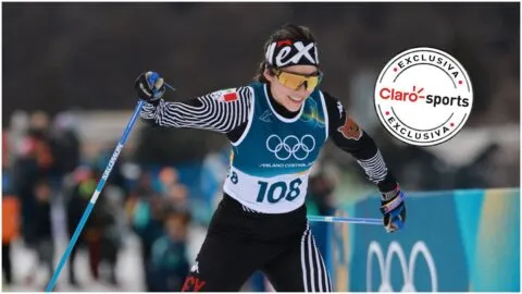 Regina Martínez ‘cambia’ el esquí por el fútbol y reta a Félix Fernández a unos penales