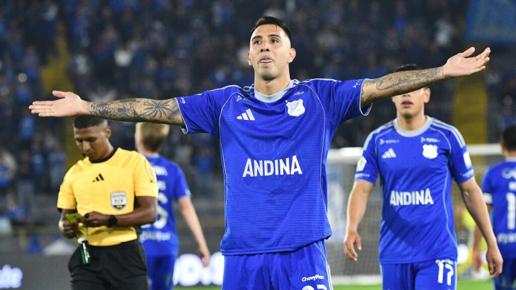 Rodrigo Contreras, el mejor jugador de Millonarios en lo que va del 2026