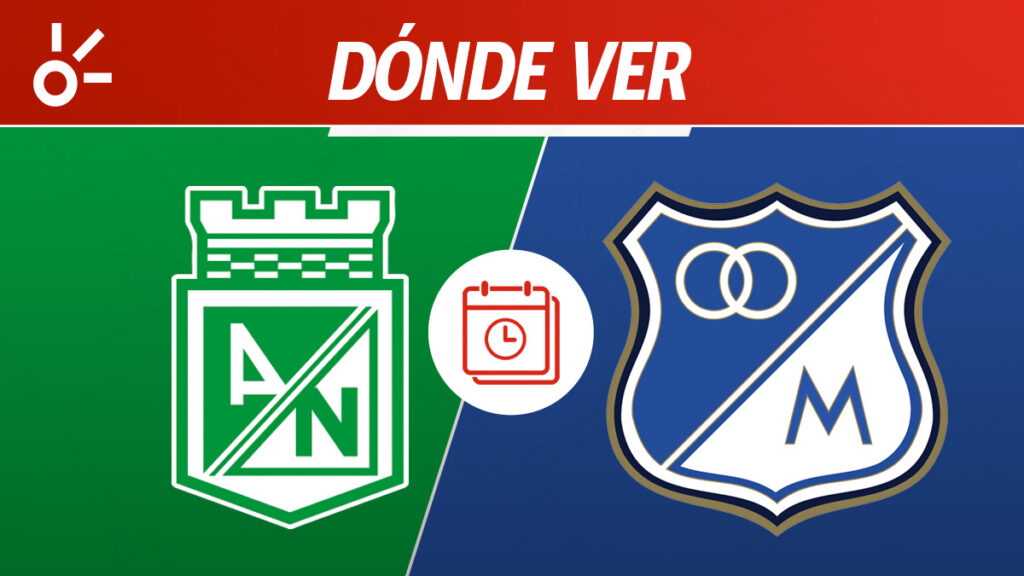 Atlético Nacional y Millonarios, serie a partido único en Sudamericana.