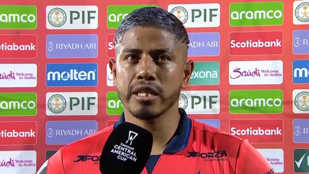 Pedro Altán, jugador de Municipal. (Captura Concacaf)