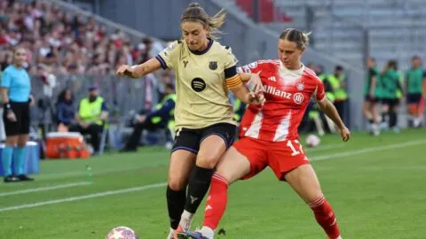 Bayern Munich resiste con una menos y deja abierta la semifinal ante Barcelona