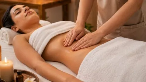 Masajes abdominales: esta es la técnica para activar la digestión, paso a paso