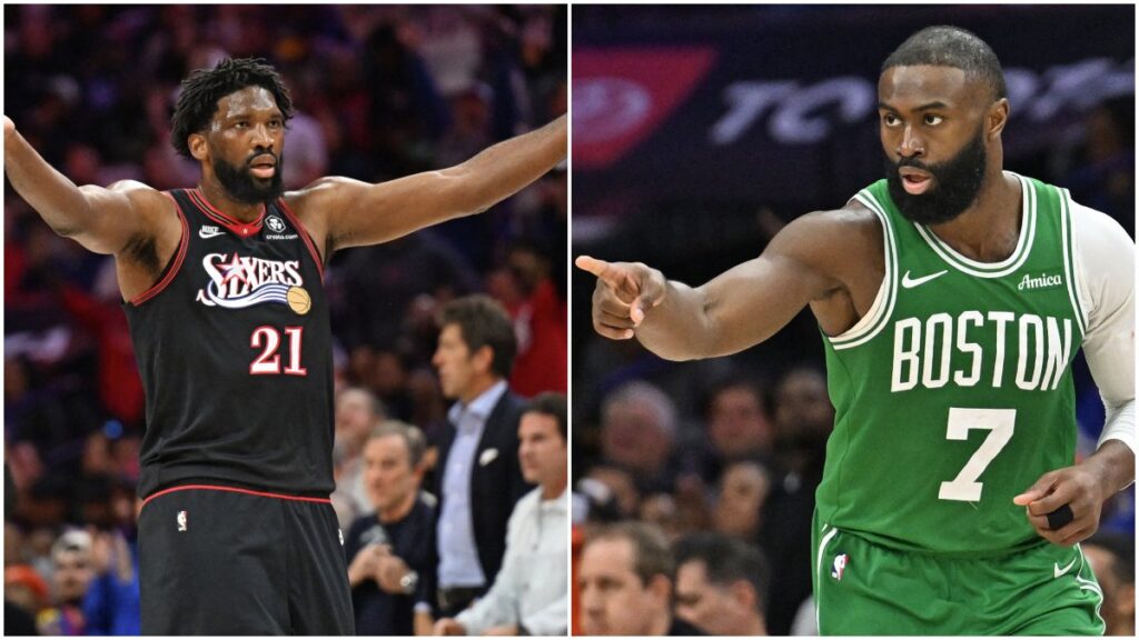 Celtics aplastan a 76ers y arruinan el regreso de Embiid en playoffs. IMAGN IMAGES via Reuters Connect