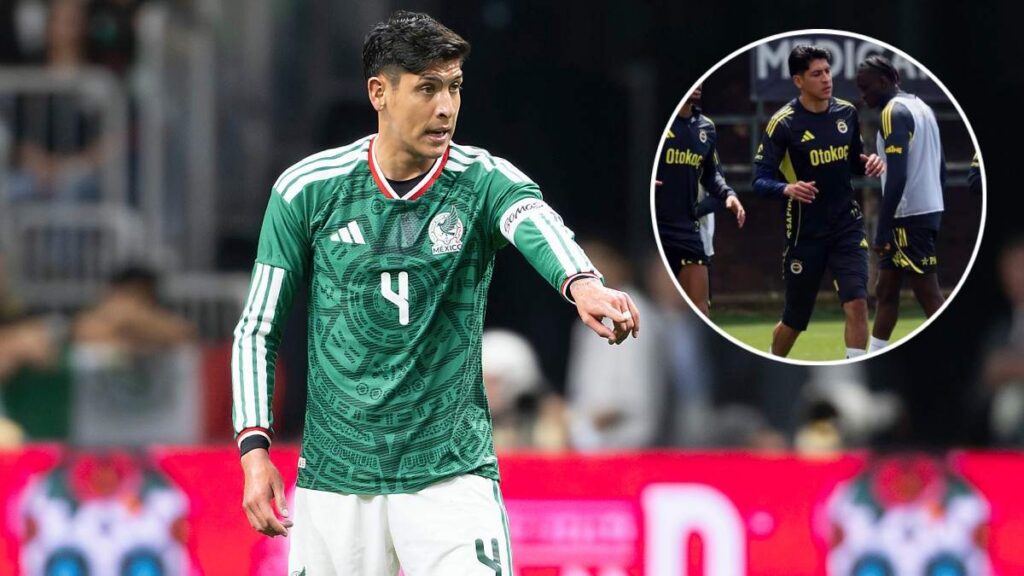 Edson Álvarez, mediocampista de la selección mexicana