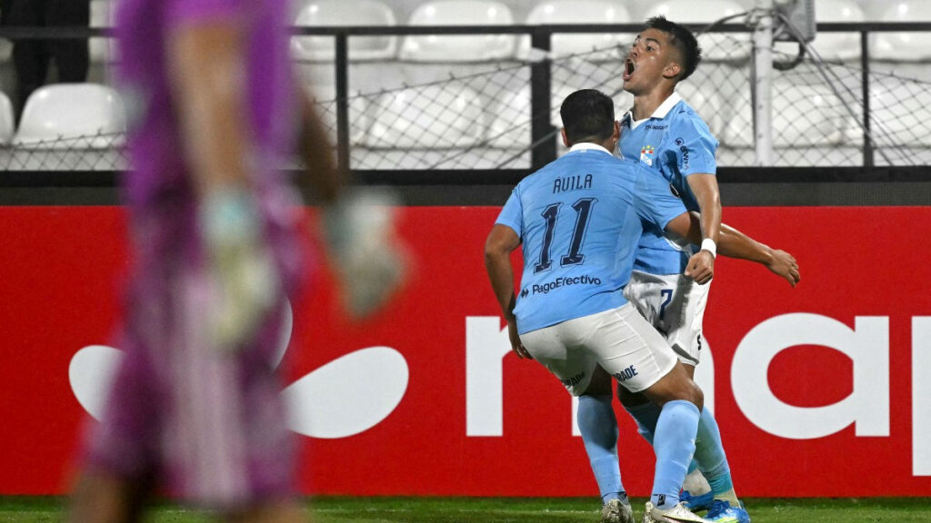 Emanuel González celebra un gol. - Ernesto Bernavides, AFP.