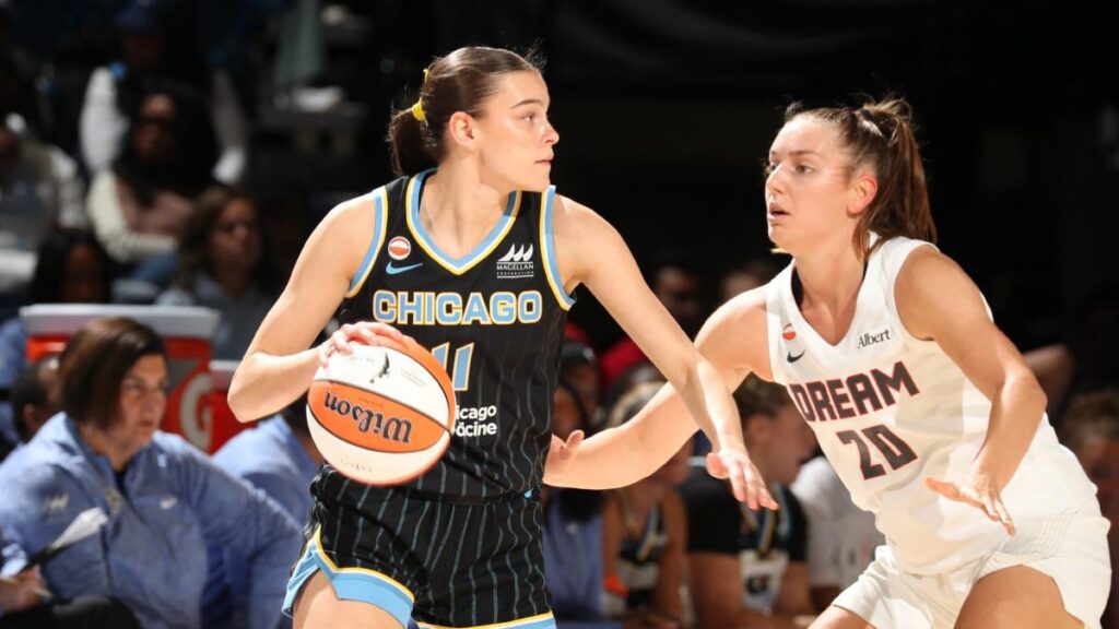 Gabriela Jaquez tiene discreto partido en la derrota del Chicago Sky ante el atlanta Dream de Angel Reese