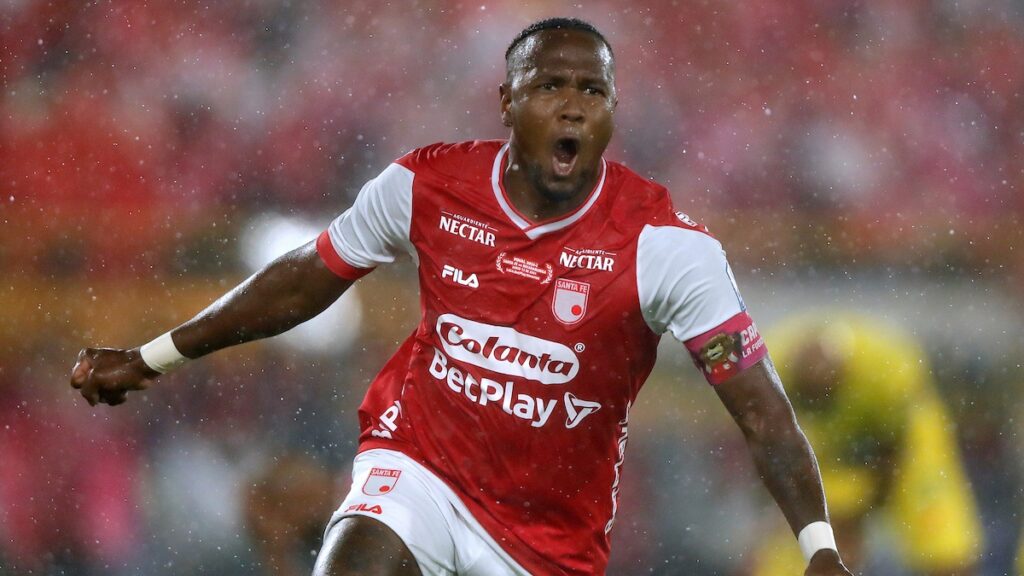 Hugo Rodallega celebrando un gol