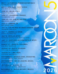 Conciertos de Maroon 5. 