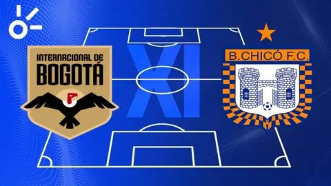 Posibles alineaciones del Internacional de Bogotá vs Boyacá Chicó por Liga BetPlay 2026-I