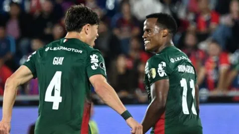 Jhon Arias, a paso firme con nuevo gol para Palmeiras