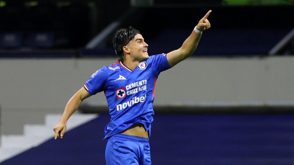 Luka Romero marcó el tercer tanto de Cruz Azul