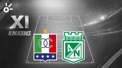 Posibles alineaciones de Once Caldas vs Atlético Nacional por Liga BetPlay 2026-I