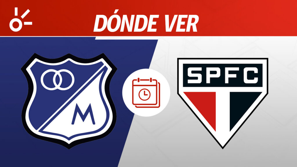¿Dónde ver Millonarios vs Sao Paulo por Copa Sudamericana?